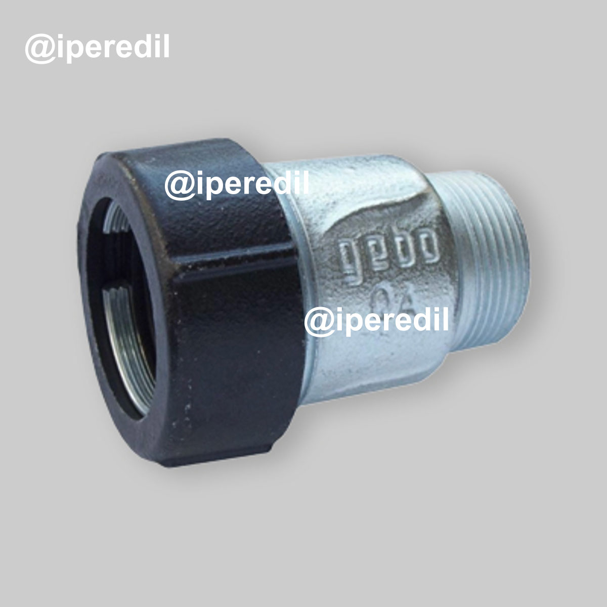 RACCORDO A COMPRESSIONE IN GHISA FILETTATO MASCHIO 1"1/2 x Ø47,9-51,5 mm - DN40 - 20627010