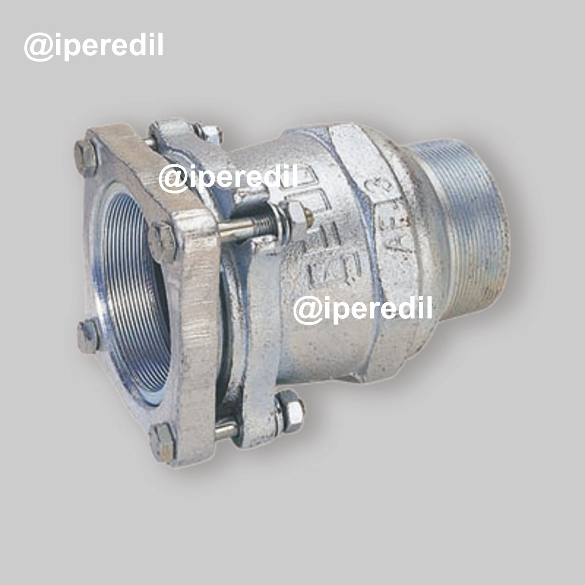 RACCORDO A COMPRESSIONE IN GHISA MASCHIO FLANGIATO 3" x Ø88,9 mm - DN80