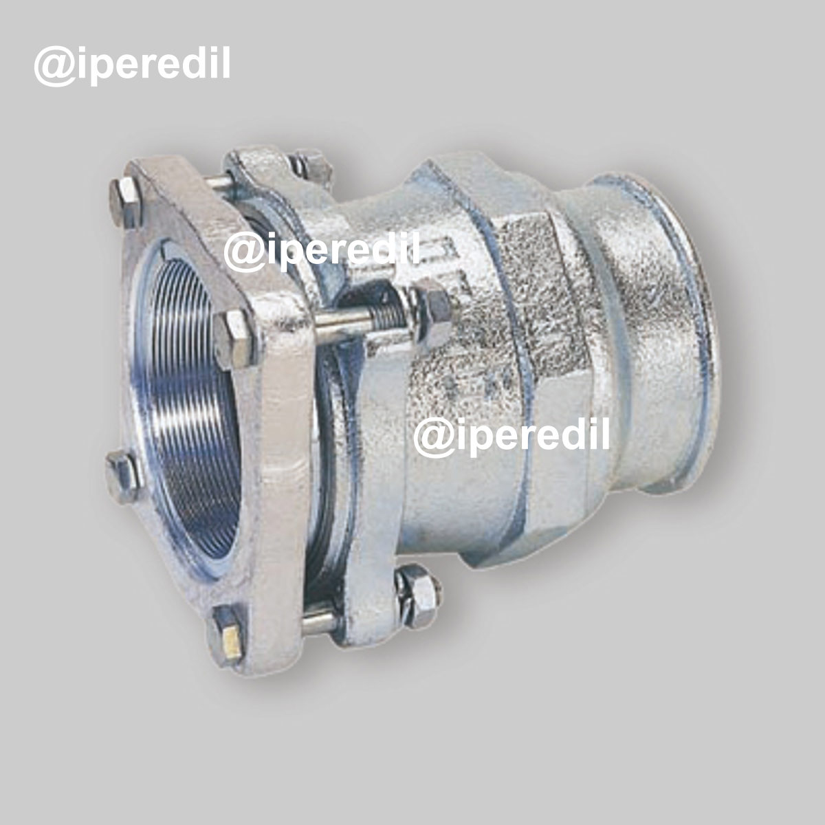 RACCORDO A COMPRESSIONE IN GHISA FEMMINA FLANGIATO 3" x Ø88,9 mm - DN 80