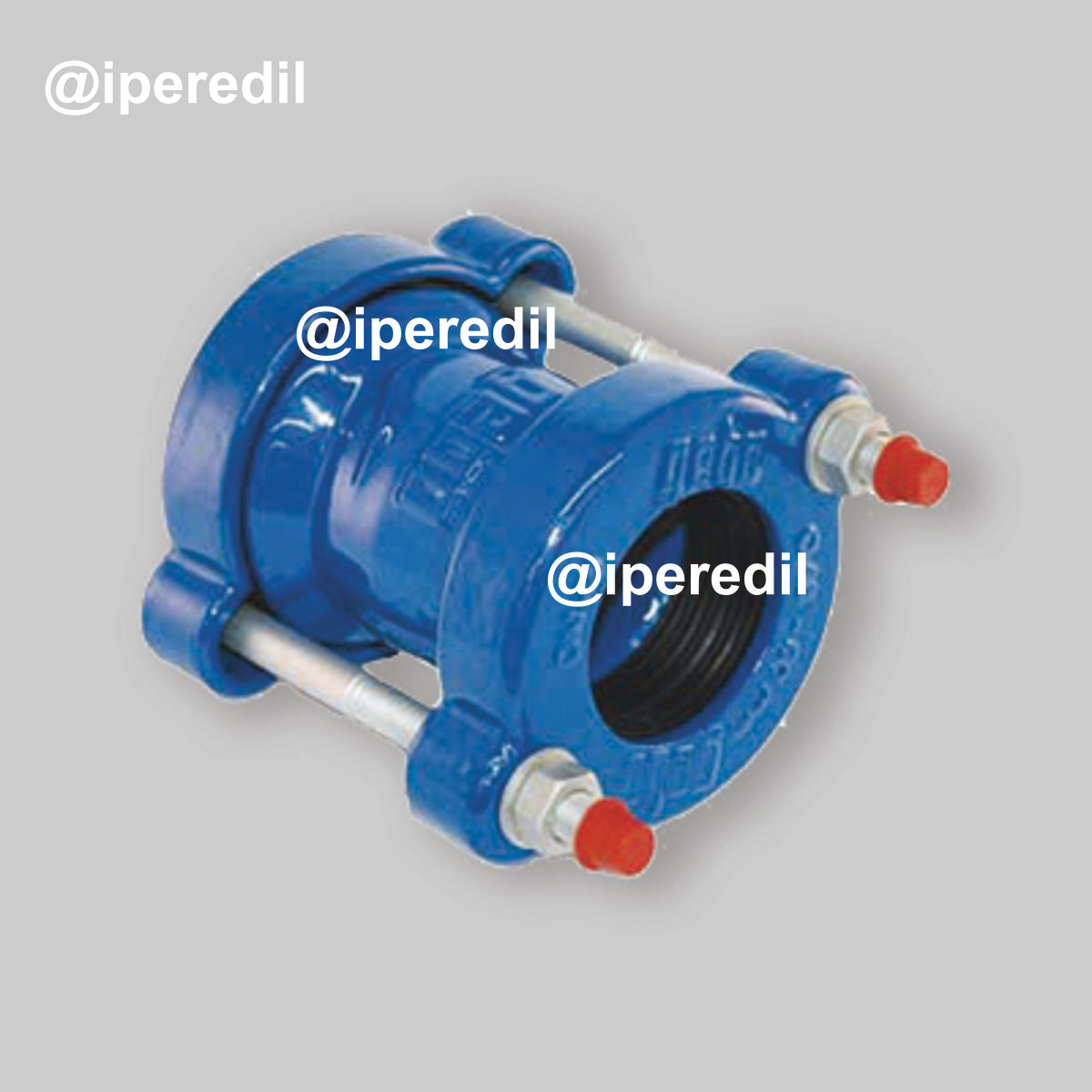 GIUNTO MULTIDIAMETRO IN GHISA SFEORIDALE UNICOUP DN125-2 x Ø139-153 mm