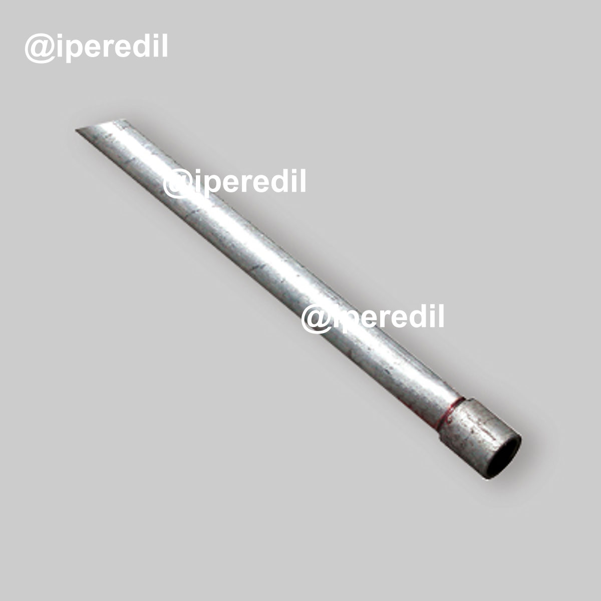 CANNA IN ACCIAIO ZINCATO DA 3 MTL. 1"1/4