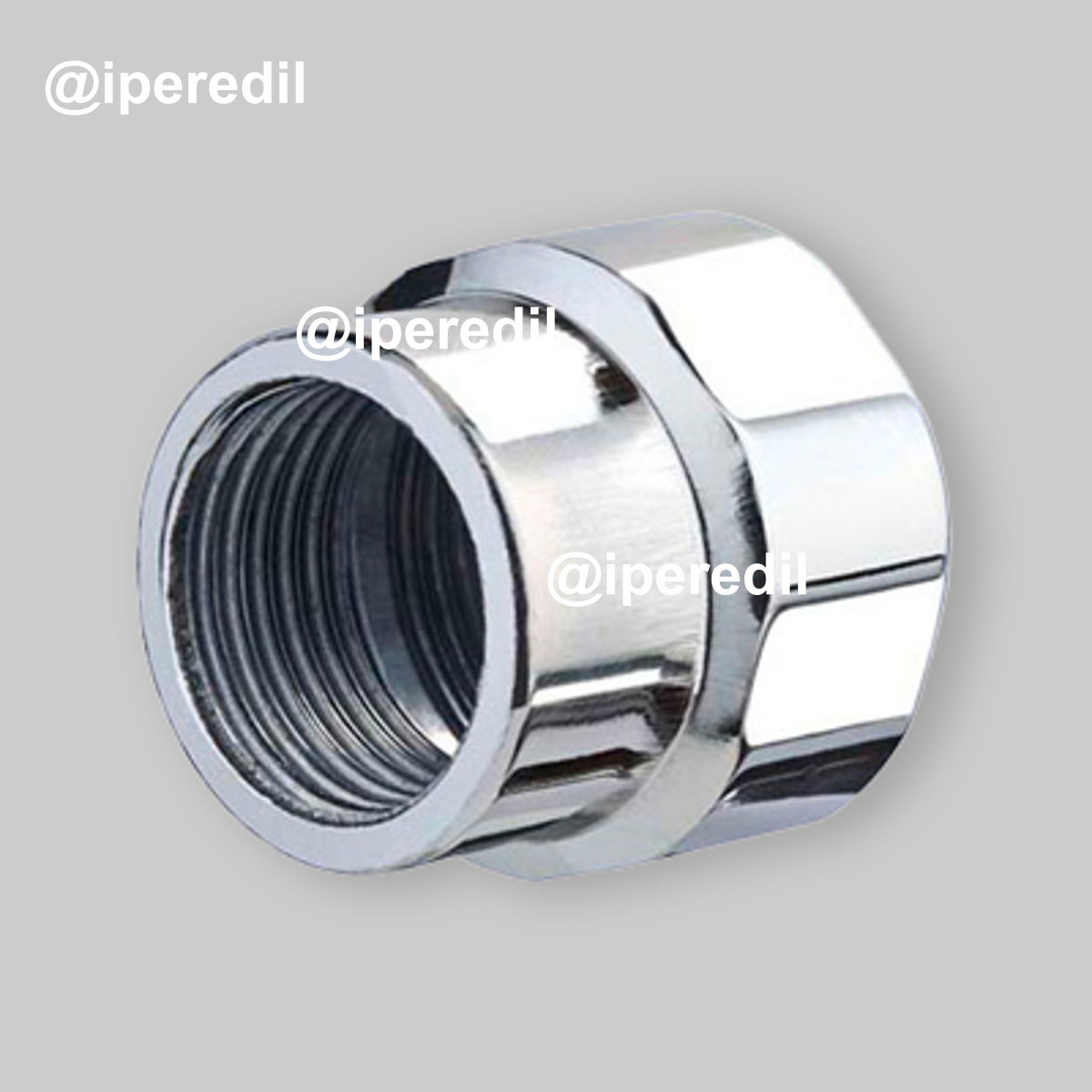 MANICOTTO RIDOTTO FEMMINA/FEMMINA IN ACCIAIO ZINCATO OTER 1/2"F x 3/8"F