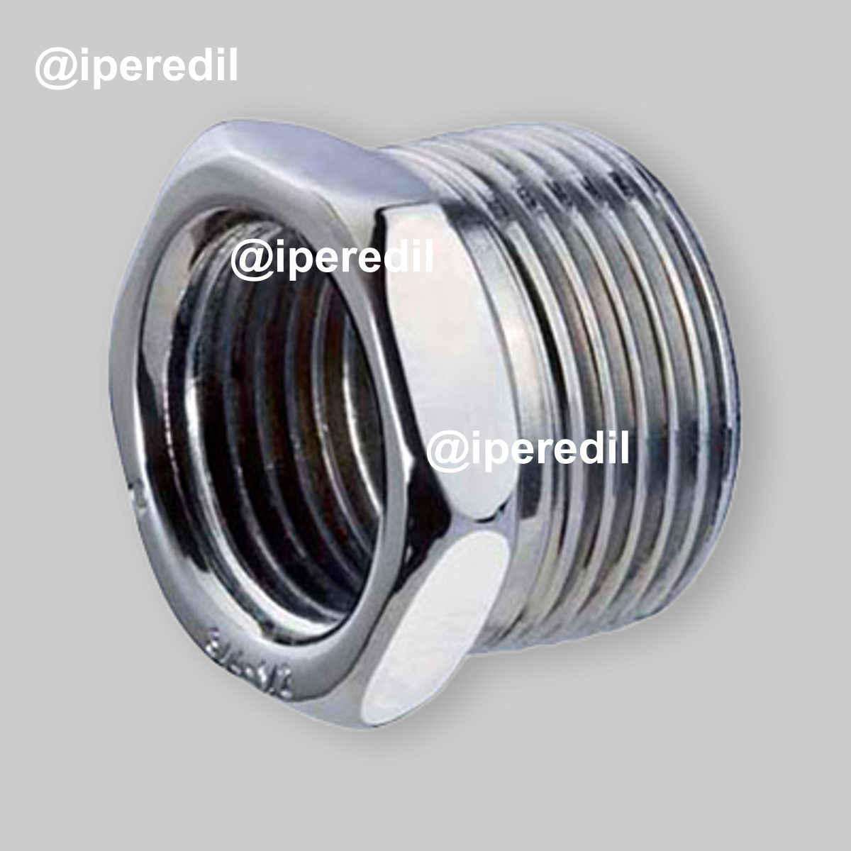 RIDUZIONE CON VITE MASCHIO/FEMMINA IN ACCIAIO ZINCATO OTER 1"M x 3/4"F