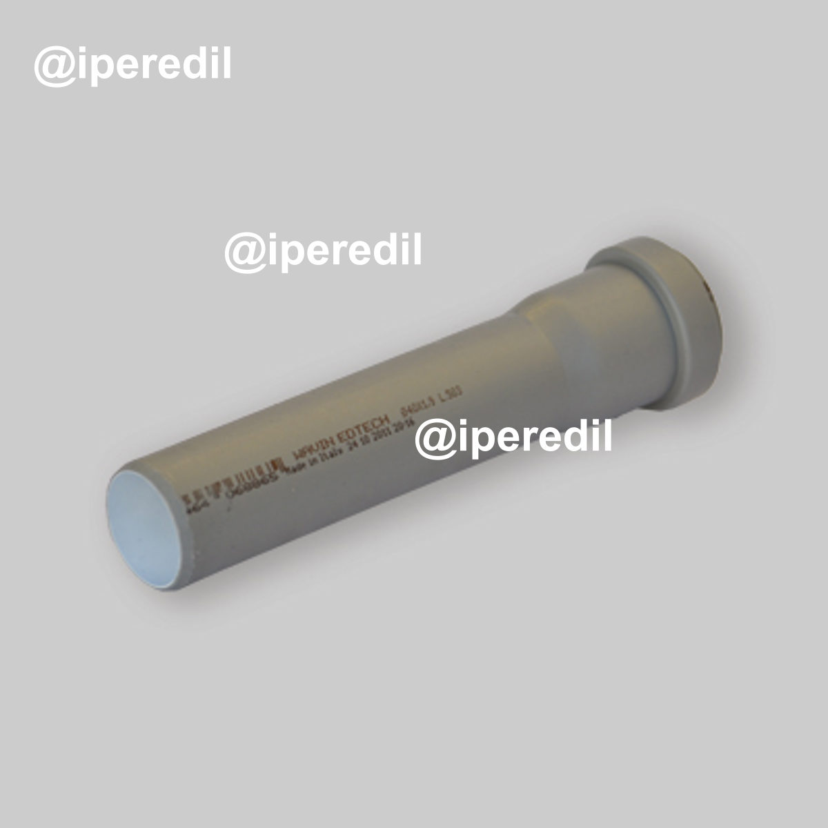 TUBO A INNESTO "BAMPLAST PP-TECH" Ø90 CON 1 BICCHIERE 500 mm