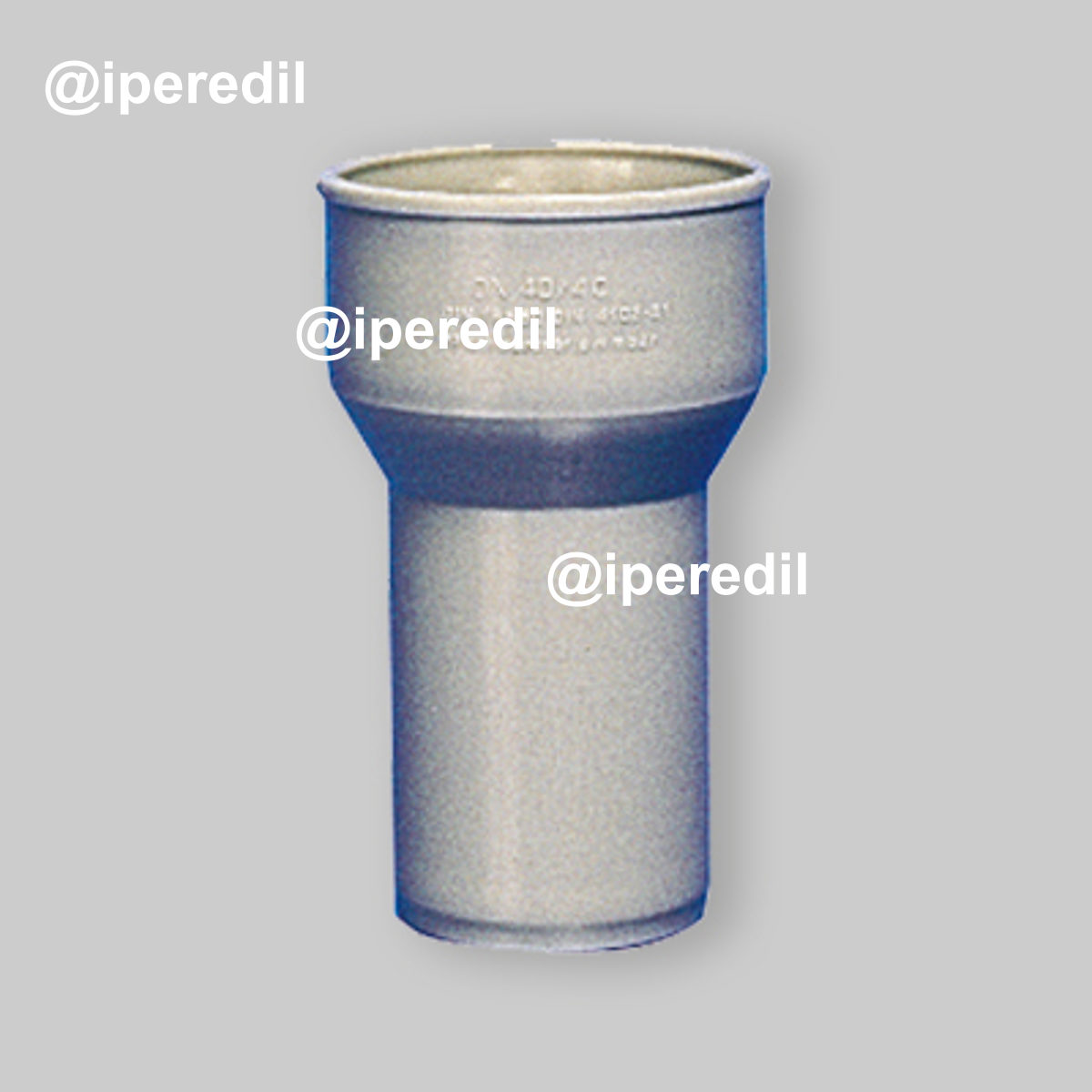 RACCORDO TECNICO DIRITTO SENZA MORSETTO "BAMPLAST" Ø40 x Ø46 - L.57 mm