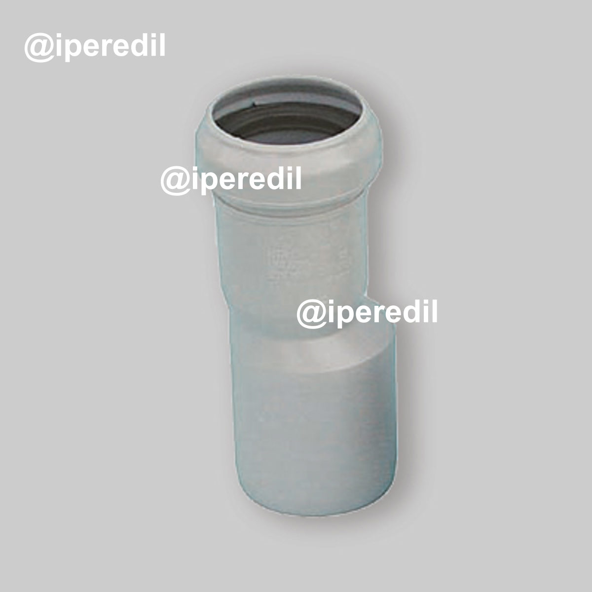 RIDUZIONE A INNESTO ECCENTRICA "BAMPLAST" F.Ø40 x M.Ø50 - L.63 mm - 20647606