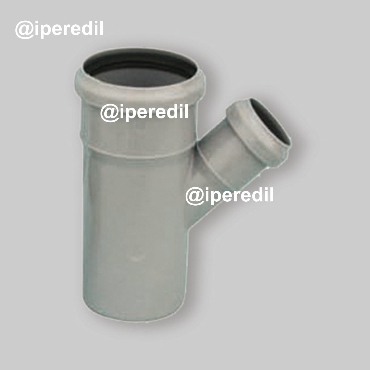 BRAGA RIDOTTA 45° A INNESTO Ø90 x Ø40 - L.134 mm