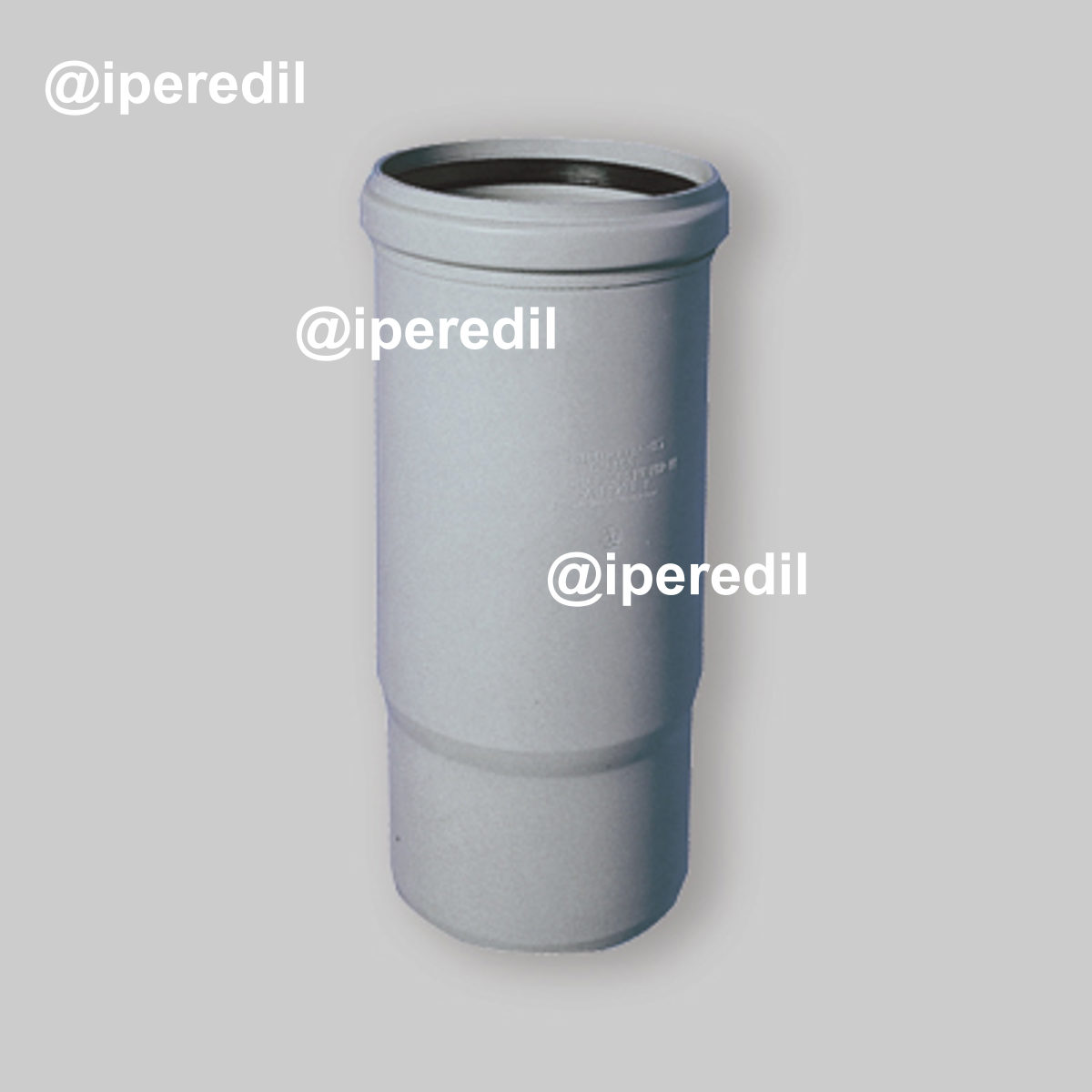 BICCHIERE A TRIPLA PROFONDITÀ A INNESTO HTL "BAMPLAST" Ø40 - L.163 mm - 20650002