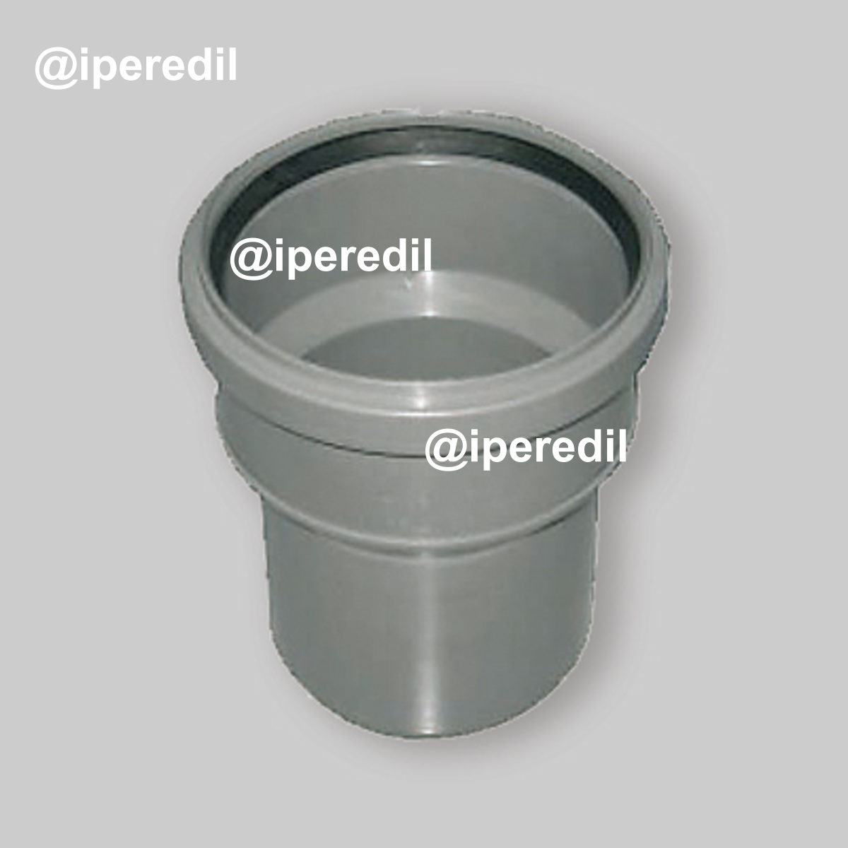 RIDUZIONE A INNESTO DI PASSAGGIO PVC-PP MØ90 x FØ100 - H.66 mm