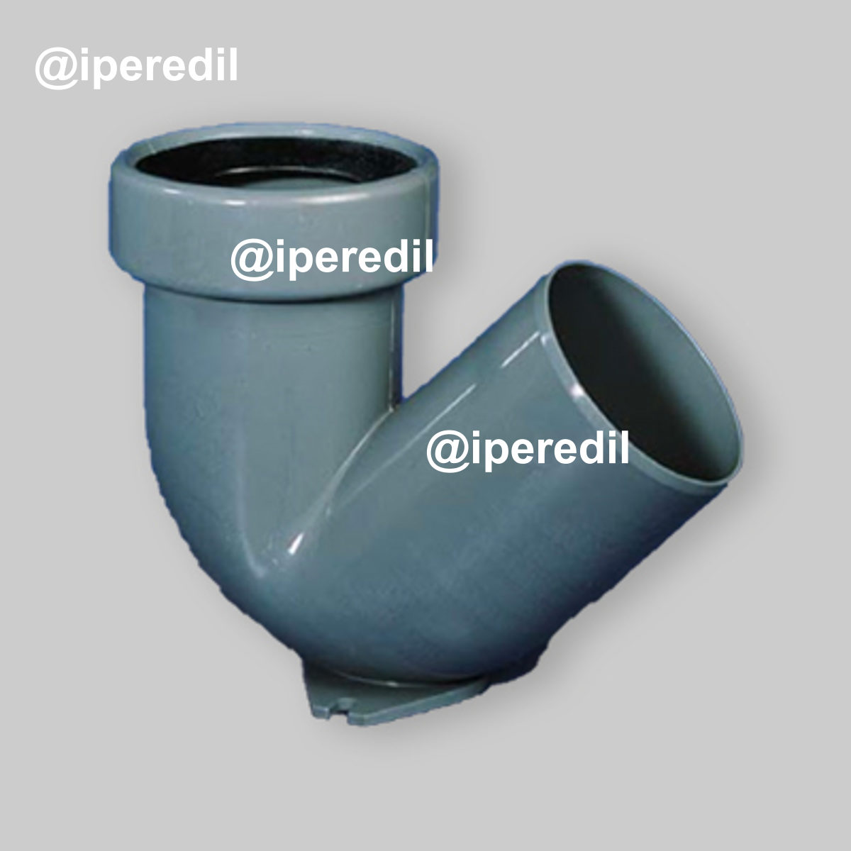 SIFONE A INNESTO PER VASO ALLA TURCA "BAMPLAST" Ø110 mm