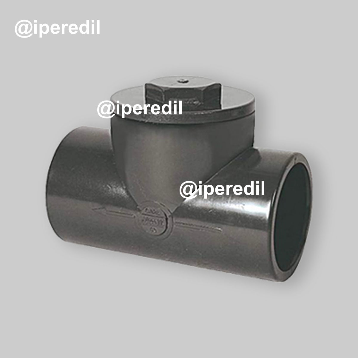 VALVOLA ANTIRIFLUSSO FEMMINA/FEMMINA AD INCOLLAGGIO IN PVC Ø50