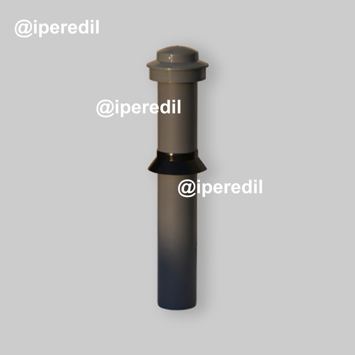 TORRETTA DI VENTILAZIONE A INNESTO IN PP GRIGIO Ø110 mm