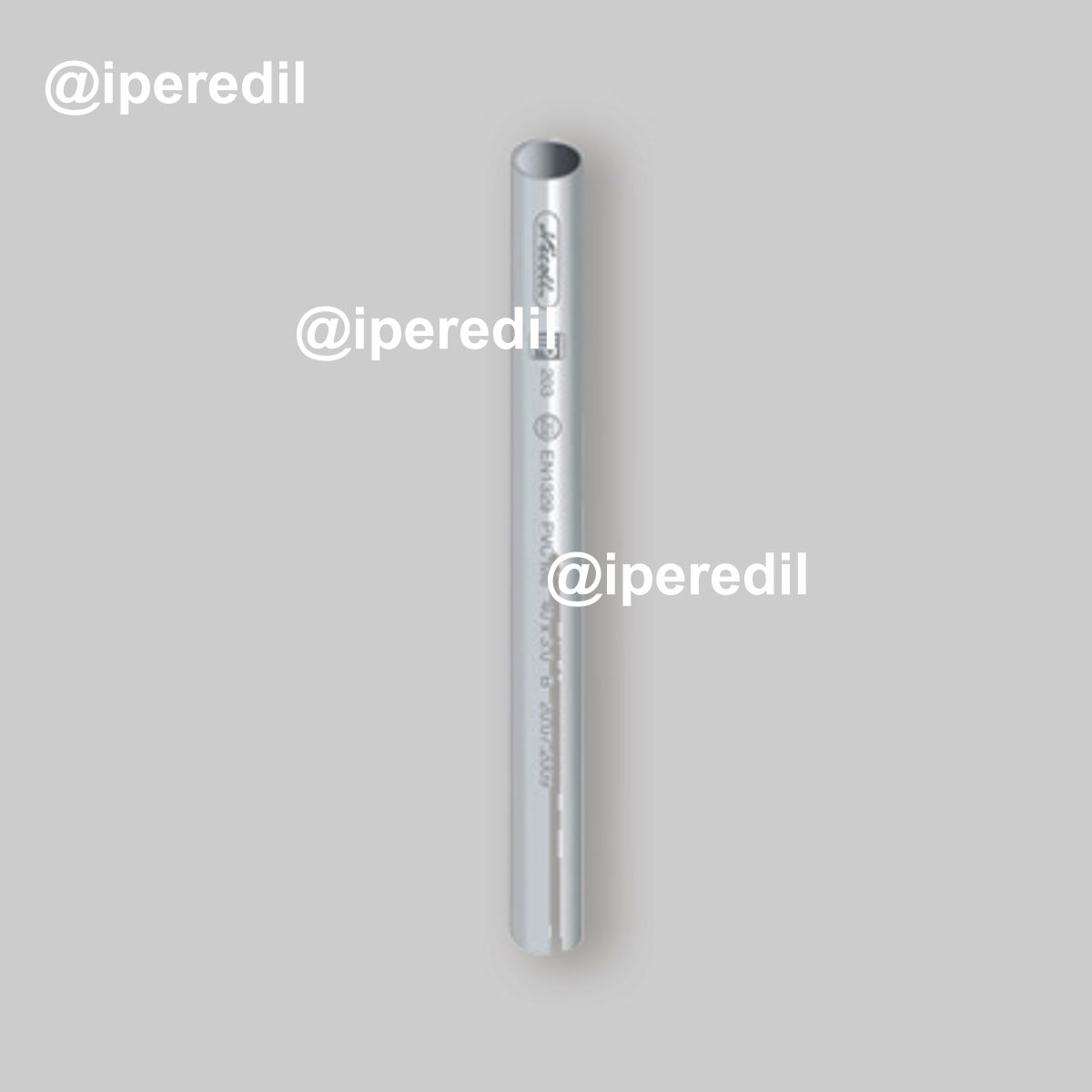 TUBO IN PVC "ME" AD INCOLLAGGIO NON BICCHIERATO NICOLL Ø40 x 3 mt.