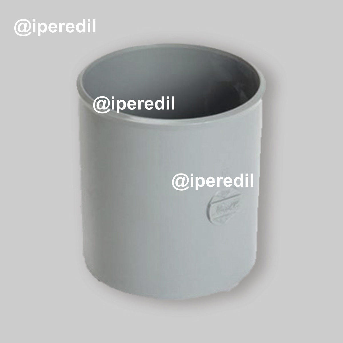 MANICOTTO CON BATTENTE AD INCOLLAGGIO IN PVC NICOLL Ø40 mm