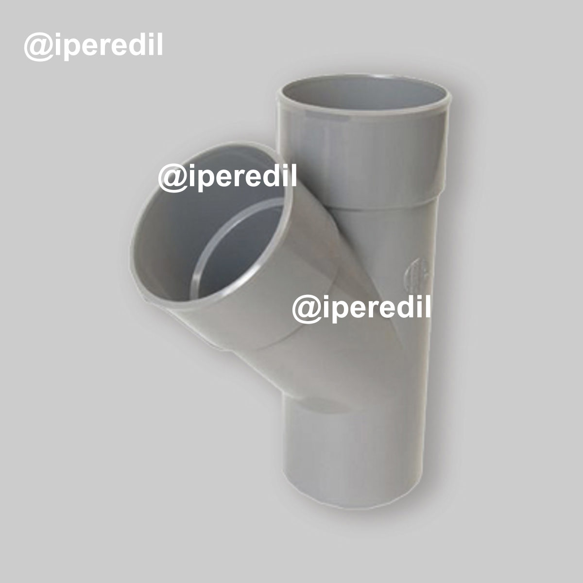 DERIVAZIONE 45° MASCHIO/FEMMINA AD INCOLLAGGIO IN PVC NICOLL Ø40 mm