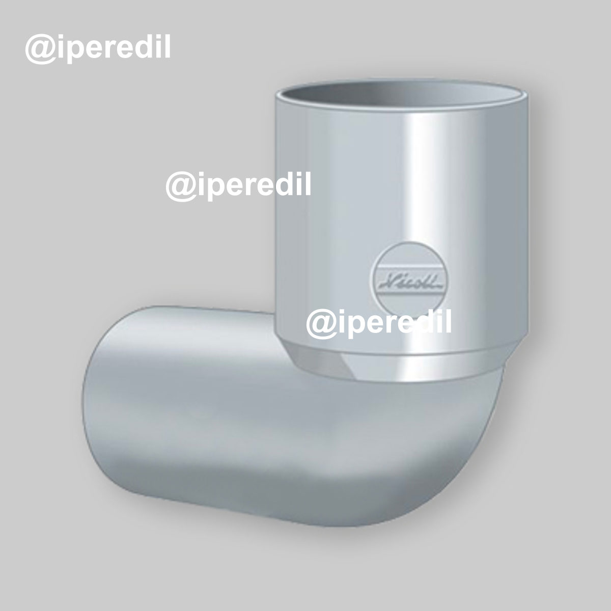 CURVA WC AD INCOLLAGGIO IN PVC NICOLL Ø100 mm