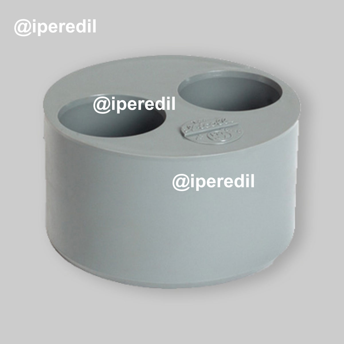 TAMPONE DI RIDUZIONE DOPPIO MASCHIO/FEMMINA AD INCOLLAGGIO Ø100 x Ø40/40