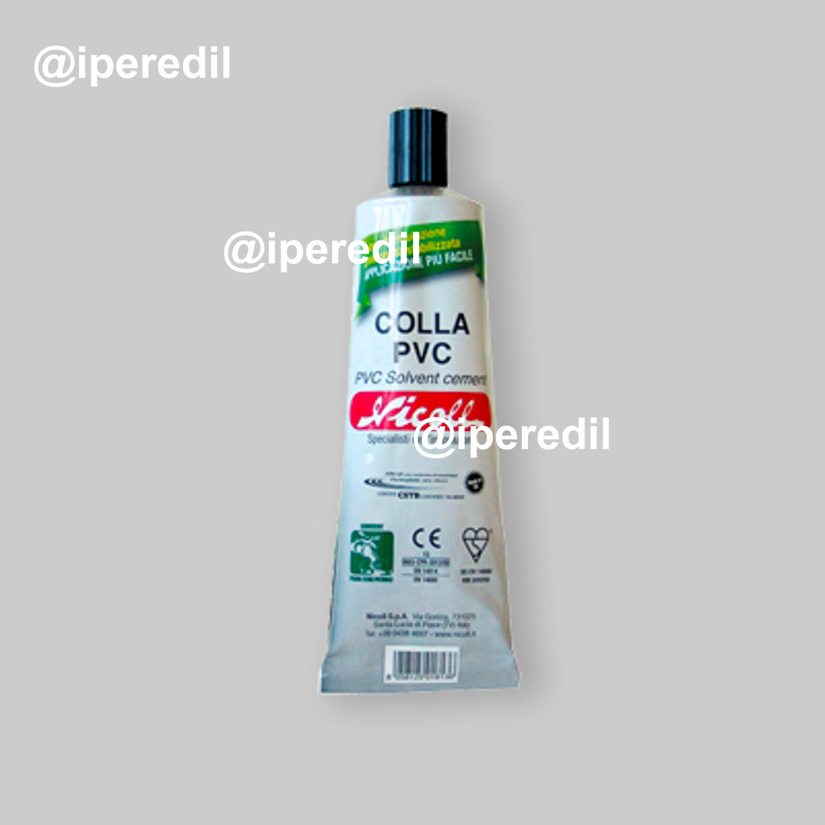 COLLA PER PVC "NICOLL" SENZA THF Tubetto 125 ml