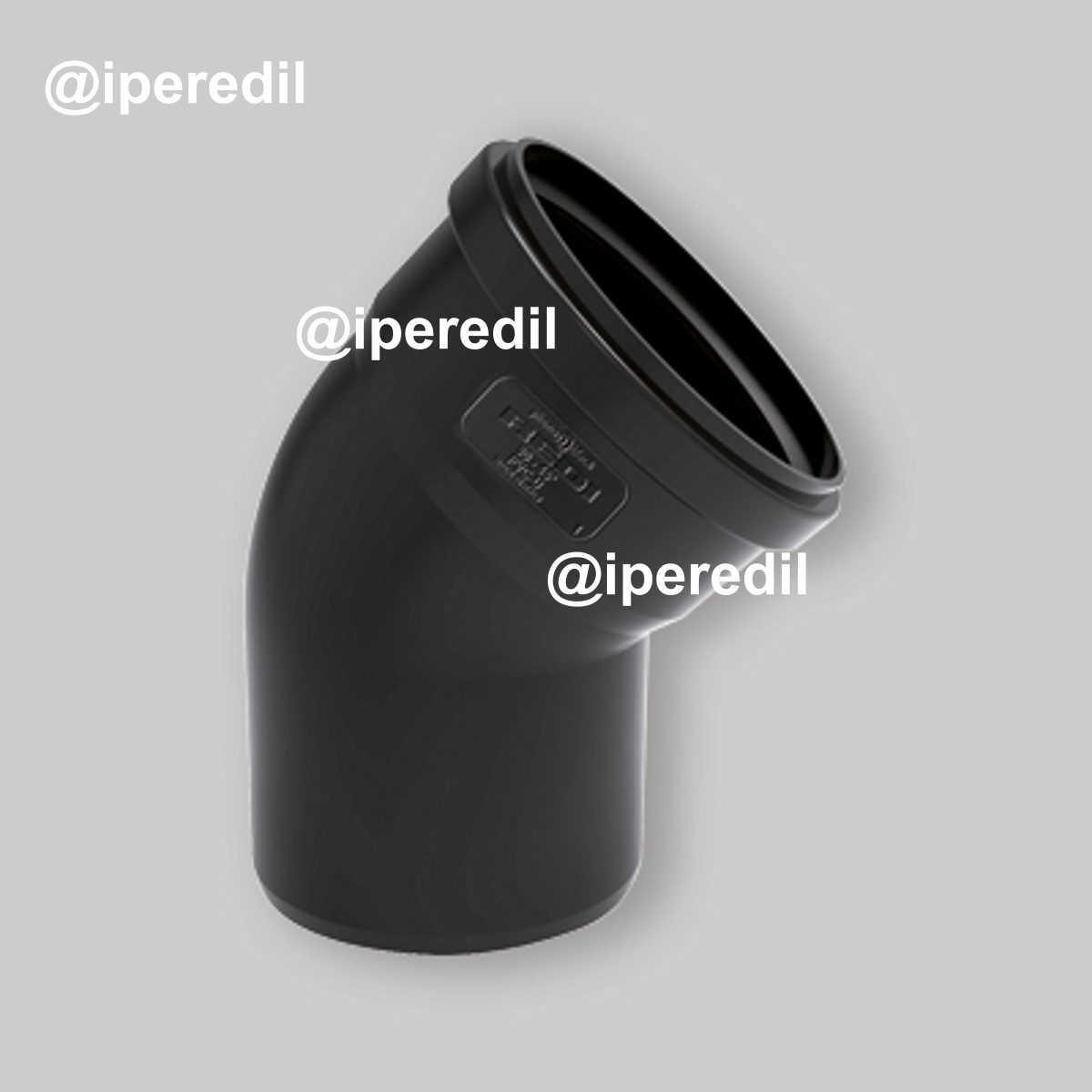 CURVA Ø100 "PHONOBLACK" 30°