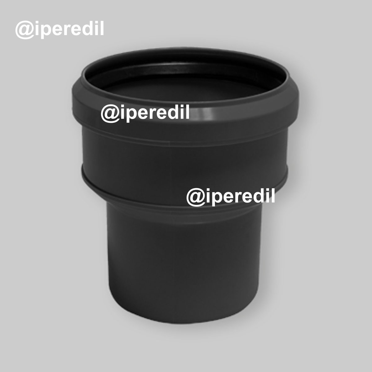 AUMENTO CONCENTRICO FEMMINA/MASCHIO "PHONOBLACK" FØ90 x MØ100