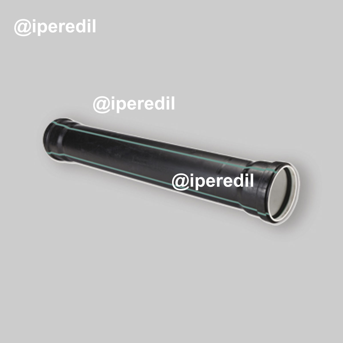 TUBO A INNESTO "ULTRASILENT" Ø110 CON 2 BICCHIERI cm 100