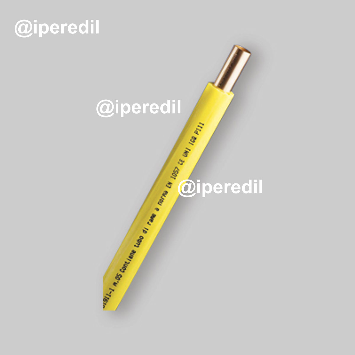 TUBO RAME RIVESTITO "SMISOL TEKGAS" IN ROTOLO Ø12 x 1 mm