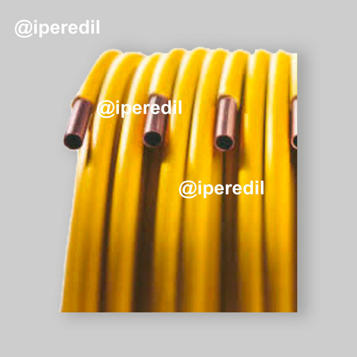 TUBO RAME RIVESTITO "SMISOL GAS" IN ROTOLO Ø18 x 1 mm