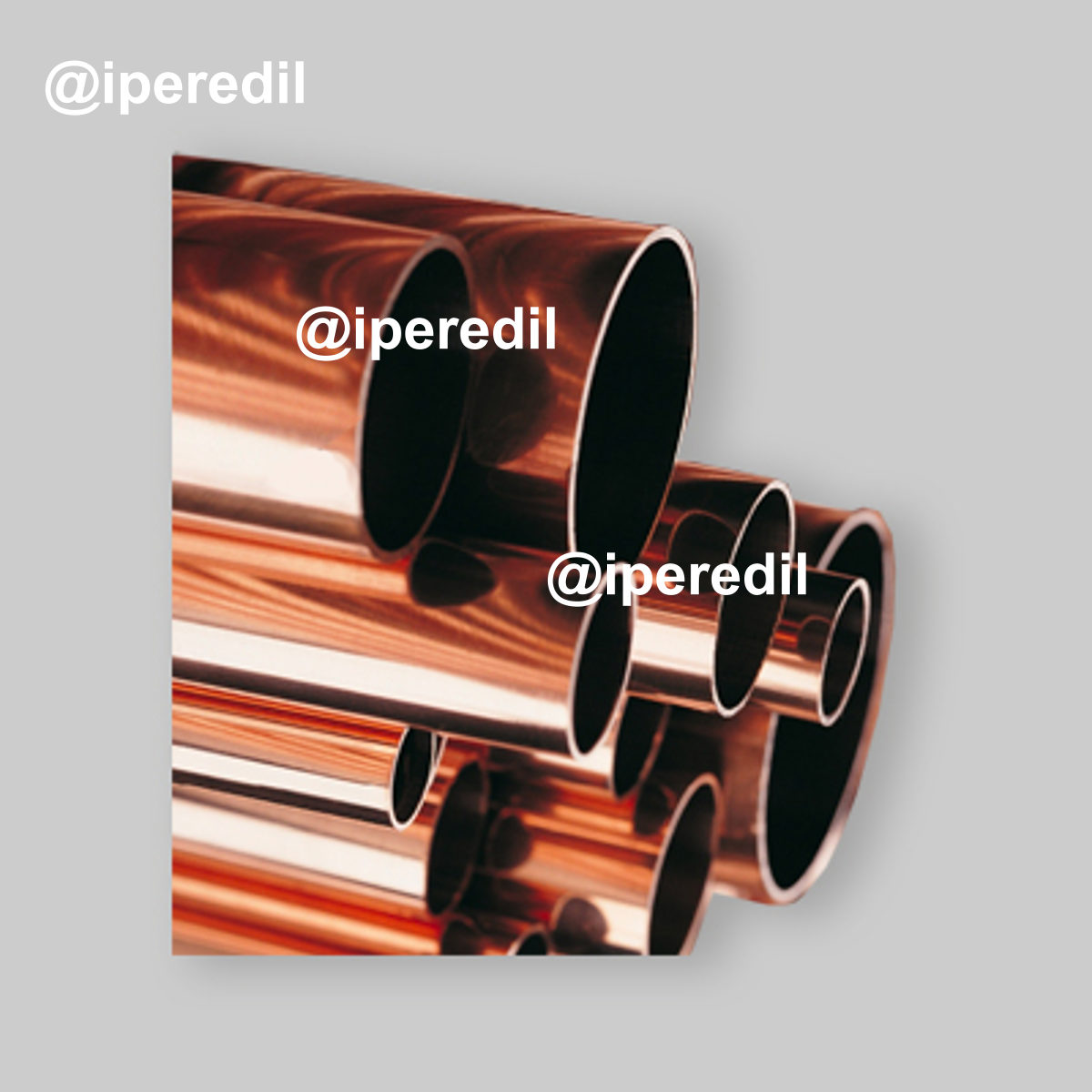 TUBO RAME NUDO "SCUDO" IN VERGHE DA 5 MT Ø14 x 1 mm