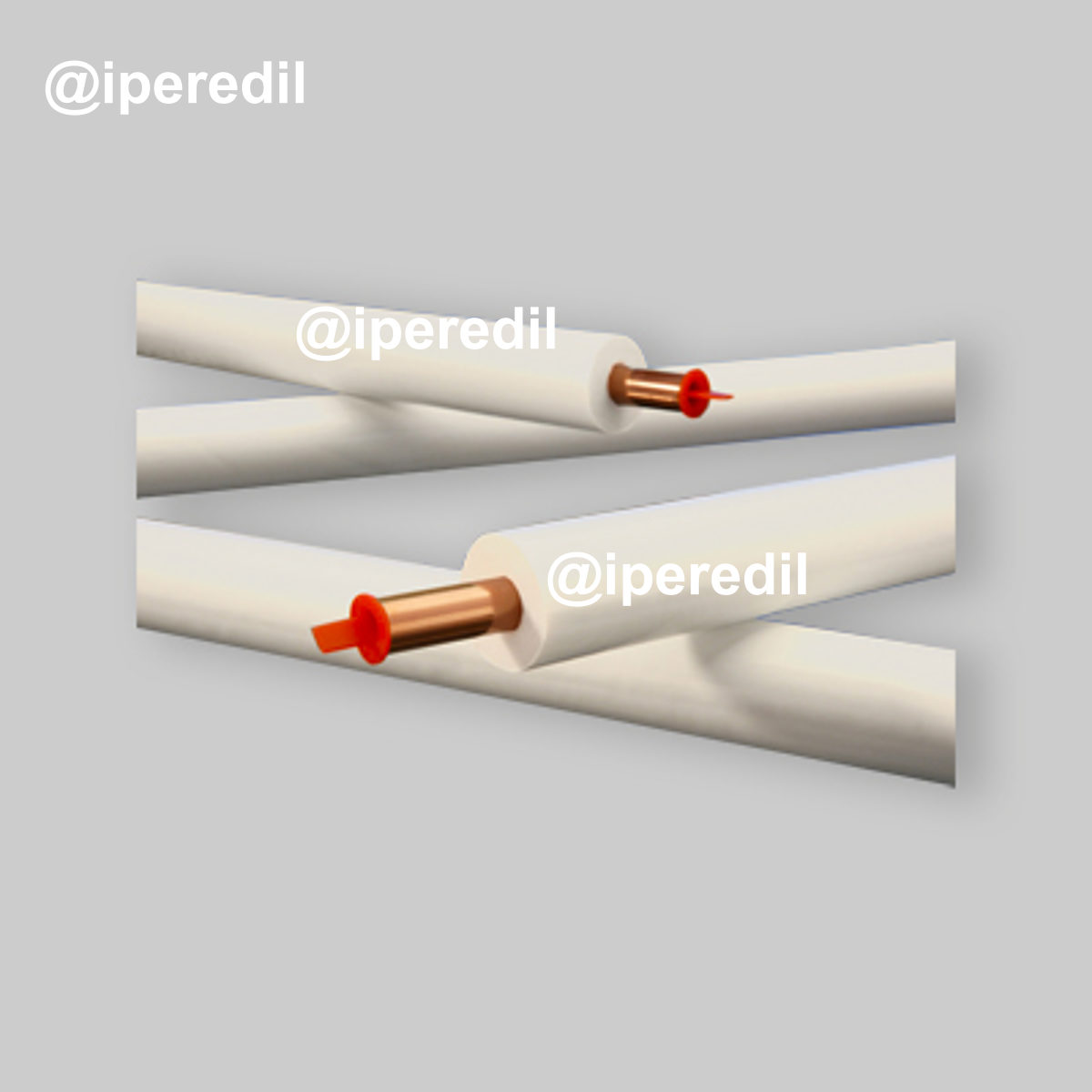 TUBO RAME RIVESTITO PER CONDIZIONAMENTO "SMISOL CLIM 07" IN ROTOLO Ø12,70 x 0,7 mm - 1/2"