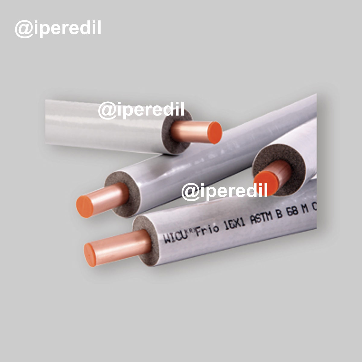 TUBO RAME RIVESTITO PER REFRIGERAZIONE "SMISOL FRIO" IN ROTOLO Ø22 x 1 mm