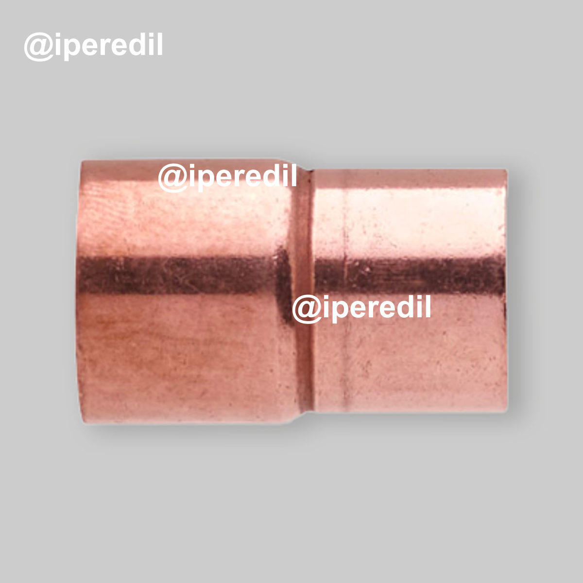 MANICOTTO IN RAME RIDOTTO MASCHIO/FEMMINA A SALDARE Ø54 x 35 mm