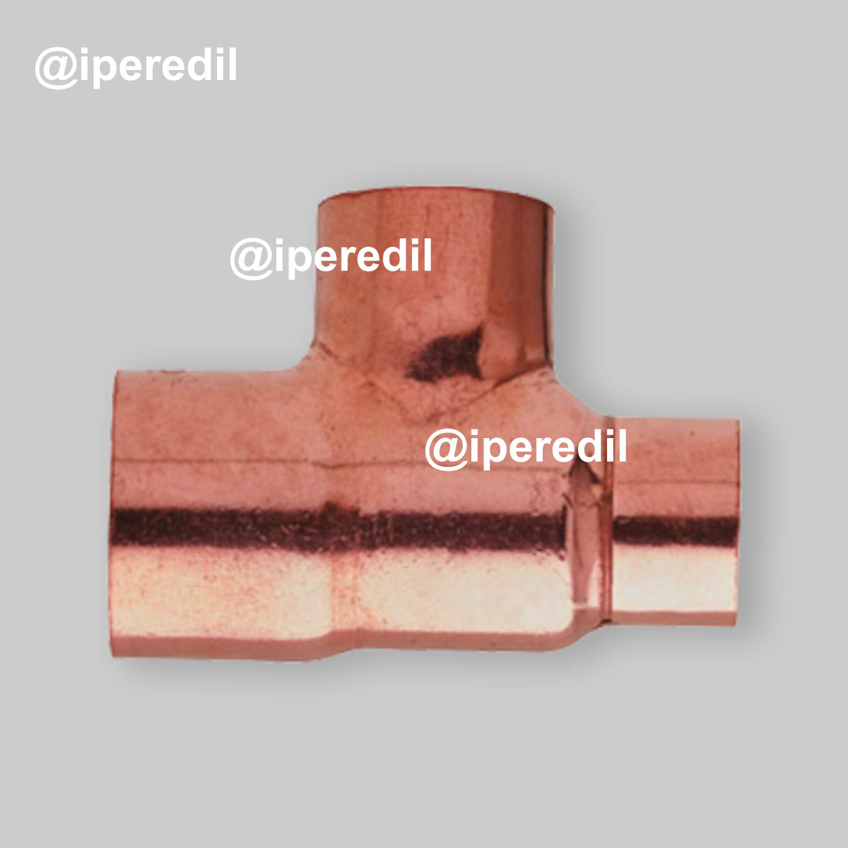 TEE RIDOTTO FEMMINA "14" IN RAME A SALDARE Ø14 x 14 x 12 mm - 20697212