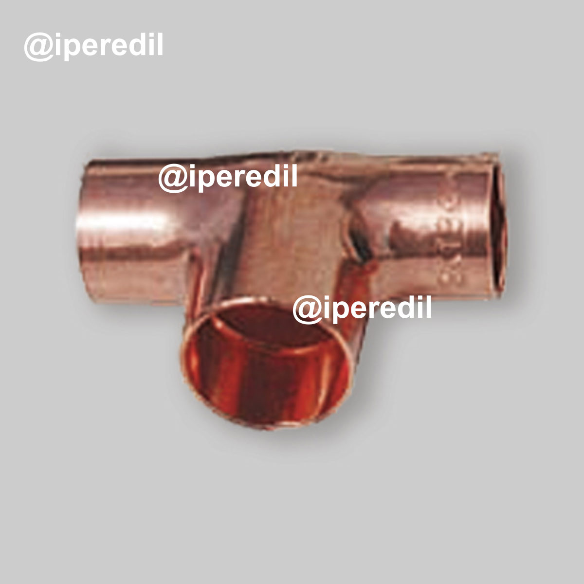 TEE RIDOTTO FEMMINA "18" IN RAME A SALDARE Ø18 x 10 x 18 mm