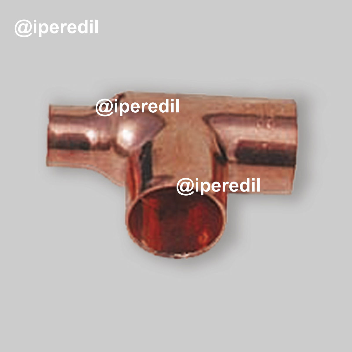 TEE RIDOTTO FEMMINA "28" IN RAME A SALDARE Ø28 x 16 x 22 mm