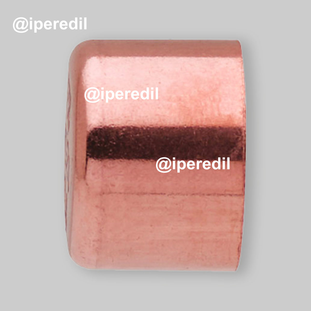 TAPPO FEMMINA IN RAME A SALDARE Ø12 mm