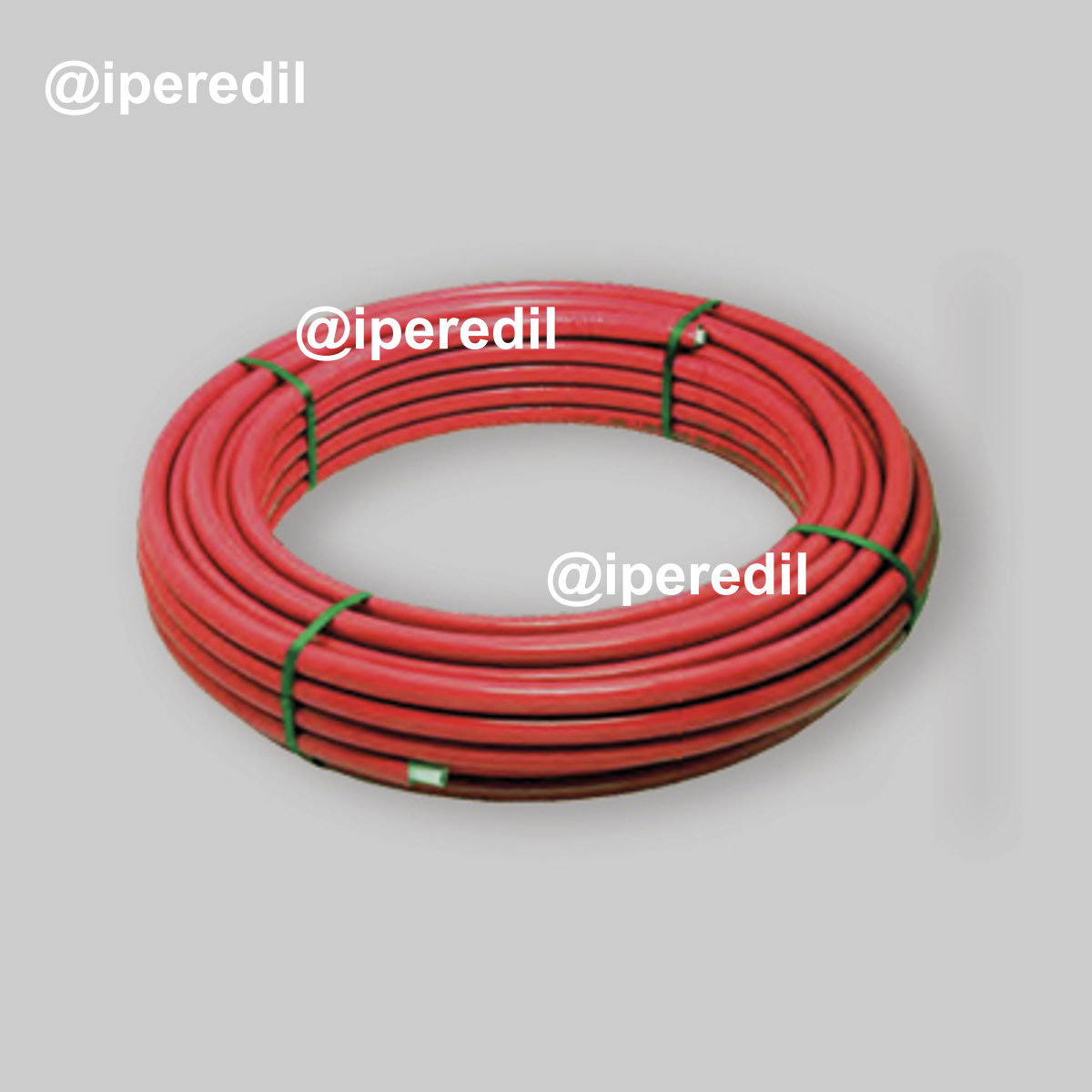 TUBO MULTISTRATO PE-RT/AL/PE-RT RIVESTITO ROSSO PER ACQUA "FLEX ALL" UNIDELTA Ø20 x Sp.2,0 - mt.50