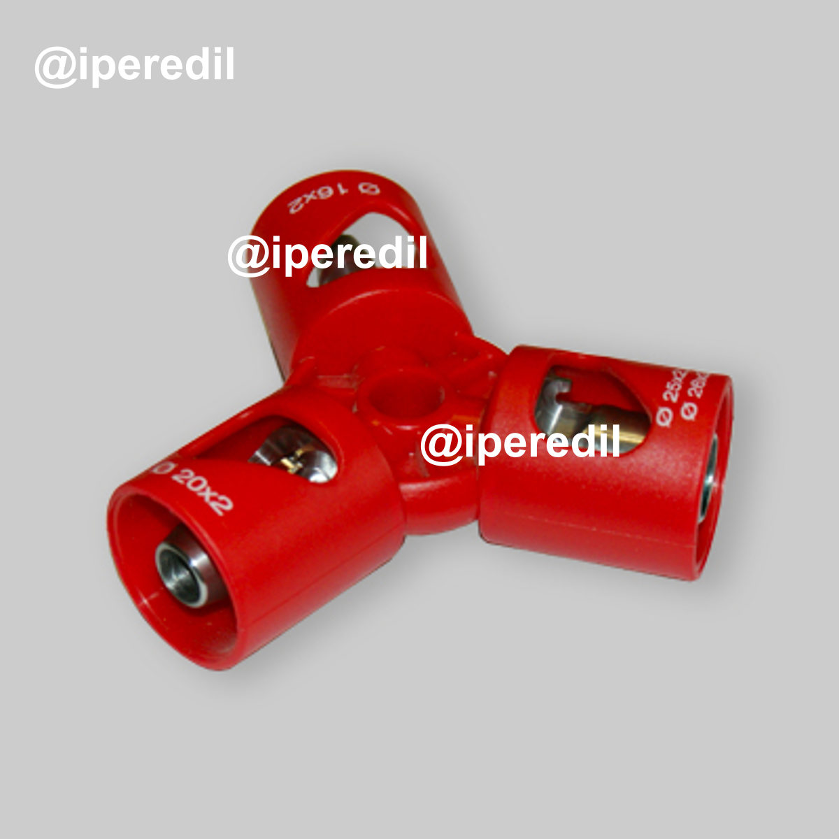 SBAVATORE CALIBRATORE TRIPLO PER TUBO MULTISTRATO Multimisura