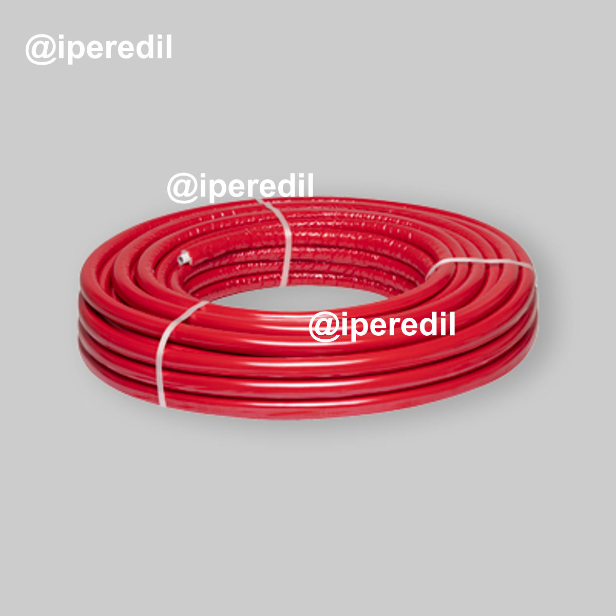 TUBO MULTISTRATO PE-RT/AL/PE-RT RIVESTITO ROSSO IN ROTOLO CARDINALE PROFESSIONAL Ø26 x Sp.3,00