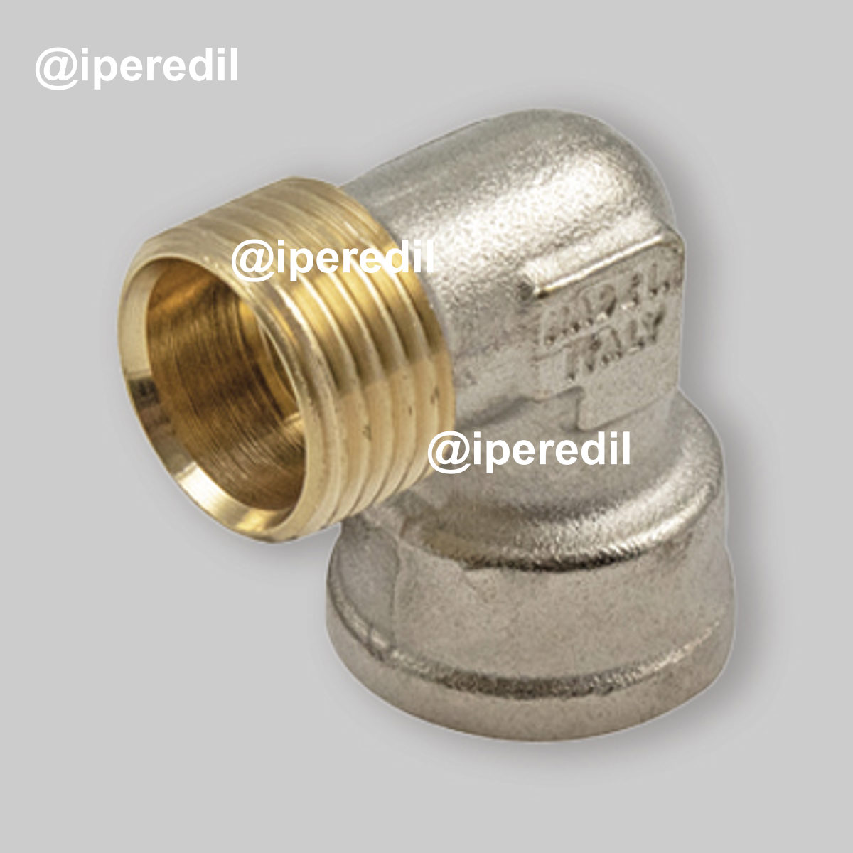 RACCORDO CURVO FEMMINA A COMPRESSIONE WATERBLOCK TM 1/2" - 1/2" x Ø16