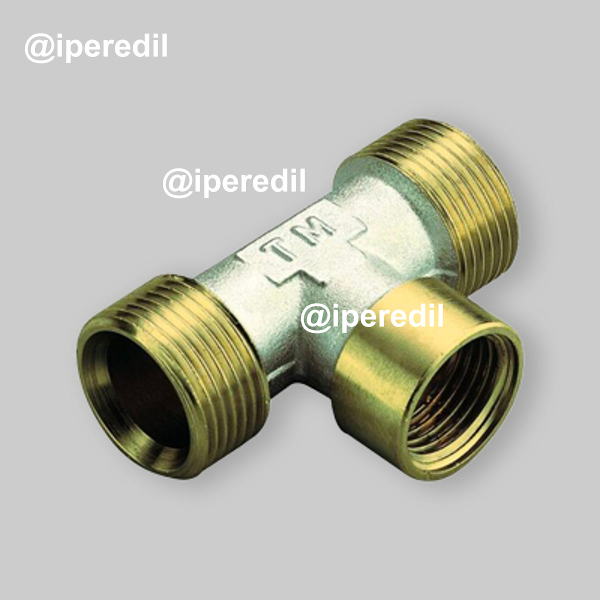 TEE FEMMINA A COMPRESSIONE WATERBLOCK TIEMME 1/2"xØ16 - G1/2" - 1/2"xØ16