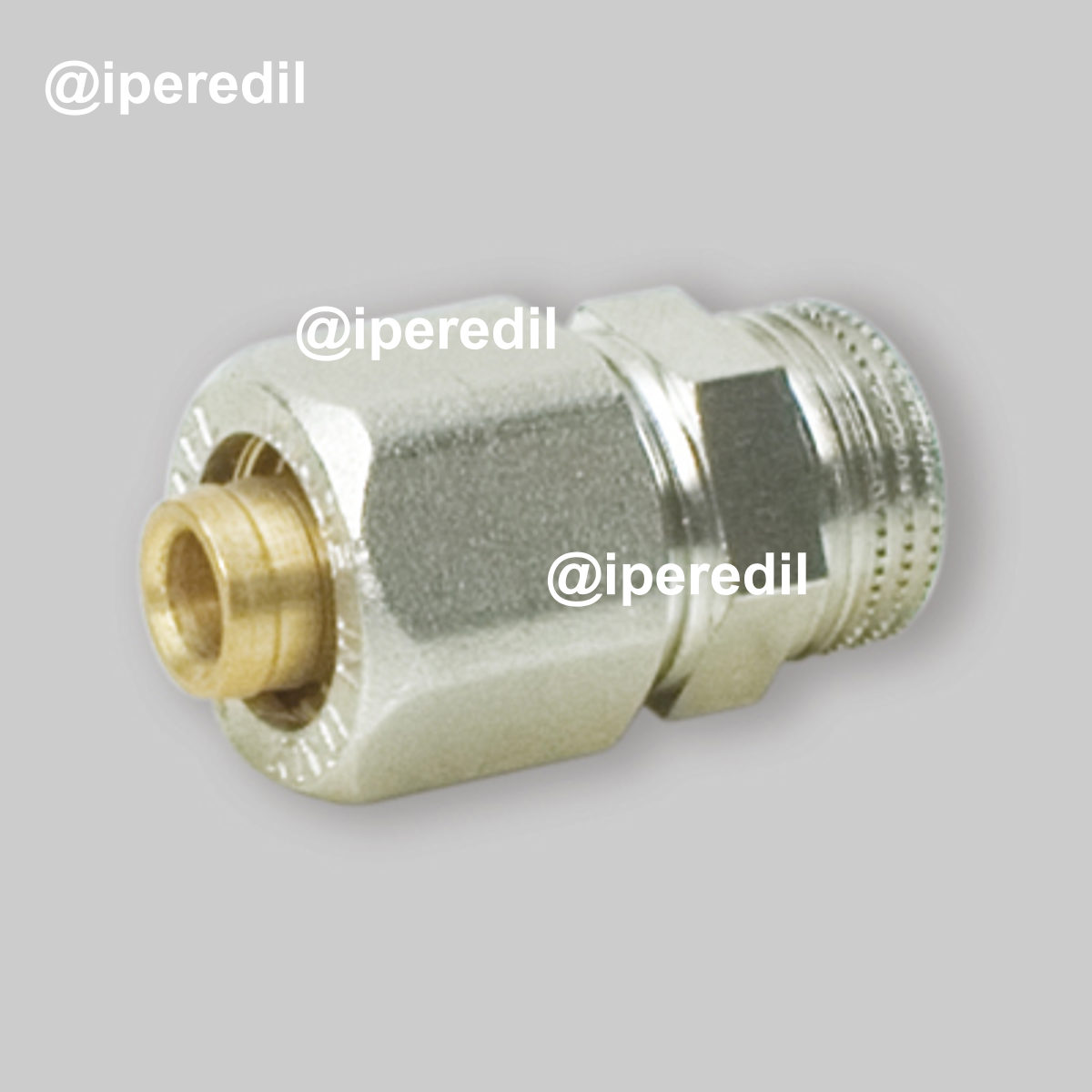 RACCORDO DIRITTO MASCHIO A COMPRESSIONE PER TUBO MULTISTRATO APE 3/4" x Ø20 (2,0) mm - 20727210