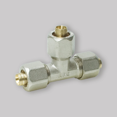 Tee APE a compressione per Multistrato 14 X 14 X 14