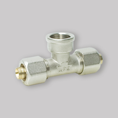 RACCORDO TEE FEMMINA A COMPRESSIONE PER MULTISTRATO APE 32 x 1" x 32