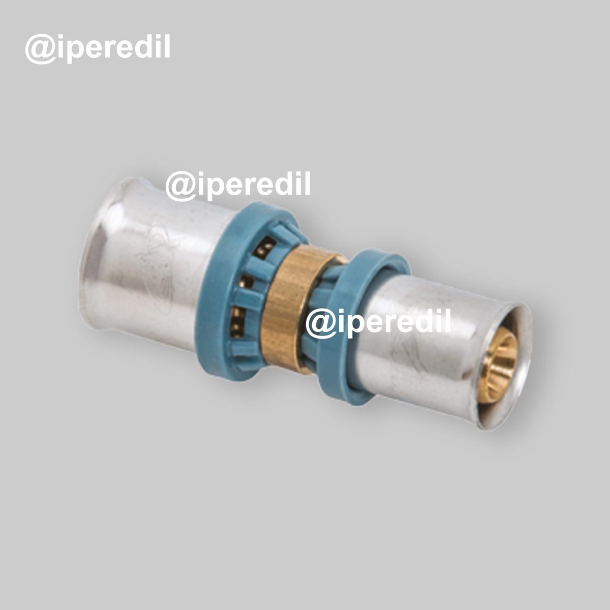 RACCORDO DIRITTO RIDOTTO A PRESSARE "DELTAPRESS" UNIDELTA Ø32 x Ø20 mm