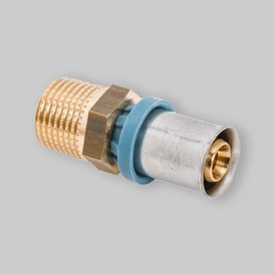 RACCORDO DRITTO MASCHIO A PRESSARE "DELTAPRESS" UNIDELTA 63 x 2"