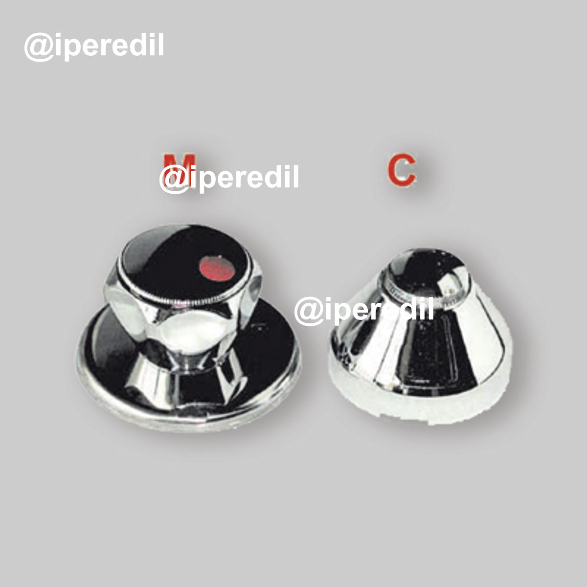 SET PER VALVOLA INCASSO "07400" TIEMME Rosone + Maniglia