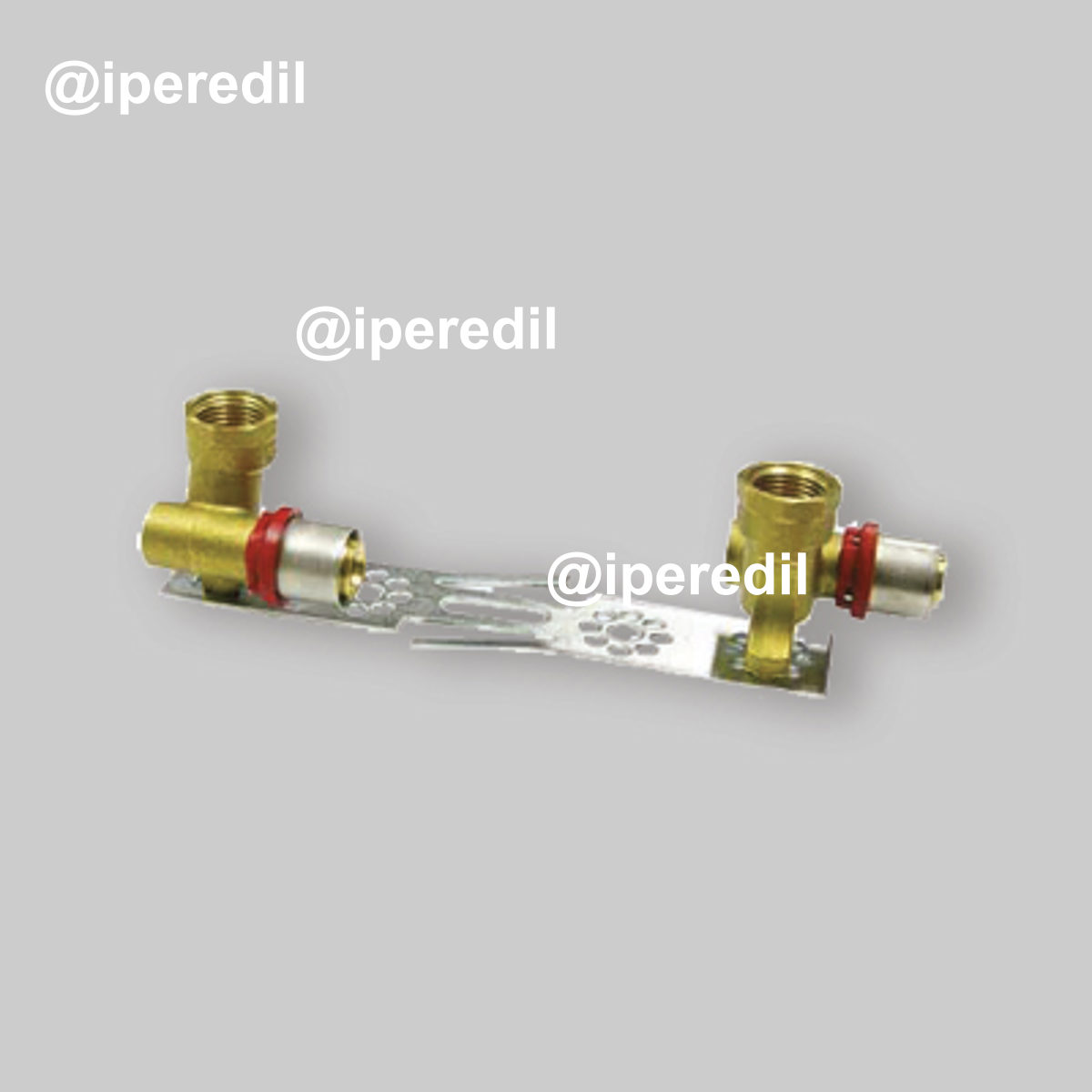STAFFA E RACCORDI TERMINALI A PRESSARE DISASSATI TIEMME Ø16 x 1/2"