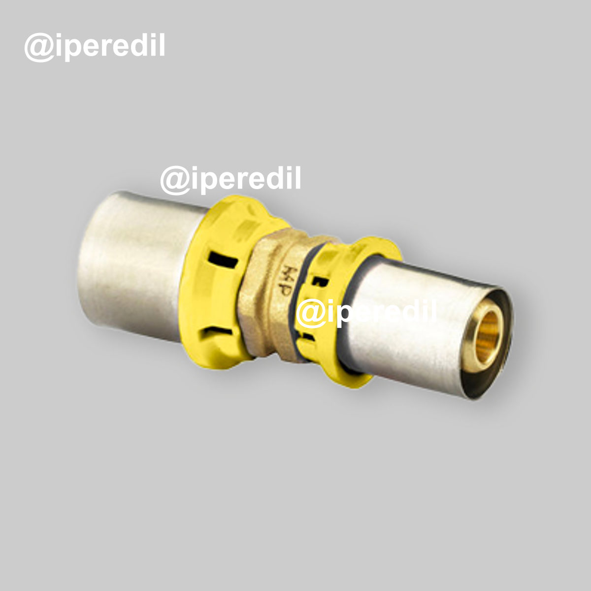 RACCORDO A PRESSARE DIRITTO RIDOTTO IVAR 16x20