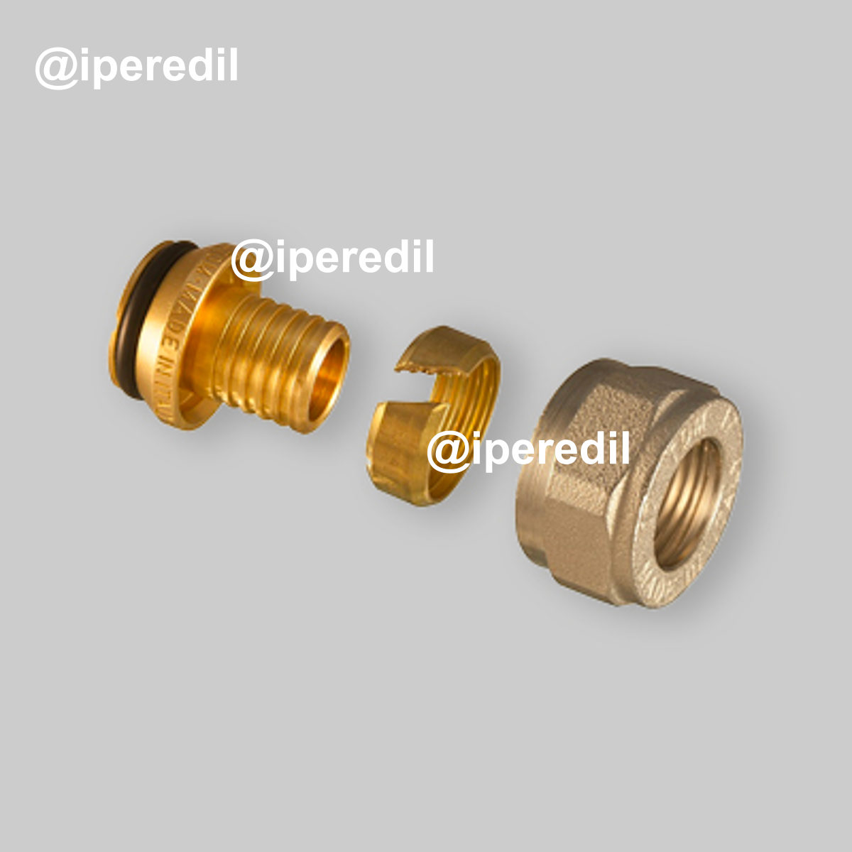 ADATTATORE PER TUBO PE-X Ø18 Sp. 2,5 - 3/4"