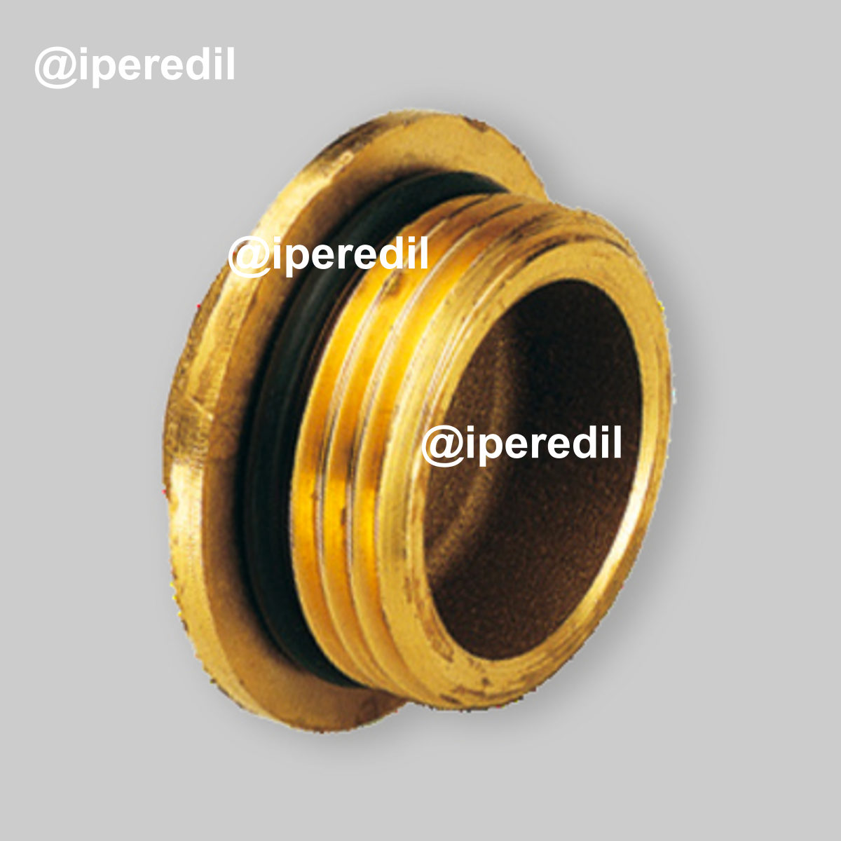 TAPPO MASCHIO CON O-RING PER COLLETTORI 1"1/4